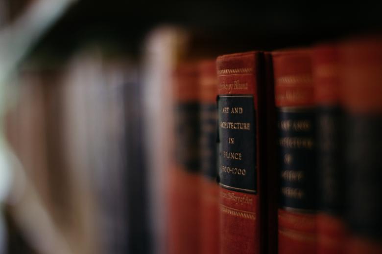 Books in the art library. © National Gallery of Ireland. 