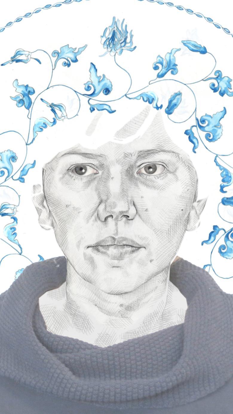 Vera Klute (b.1981), 'Self-portrait', 2016. © the artist. Photo © National Gallery of Ireland.