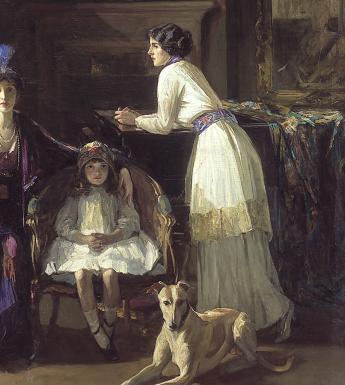 Family portrait of Lavery family