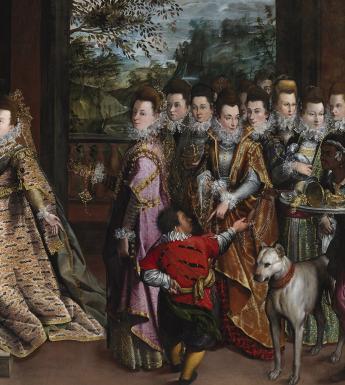 Lavinia Fontana's painting after conservation treatment.