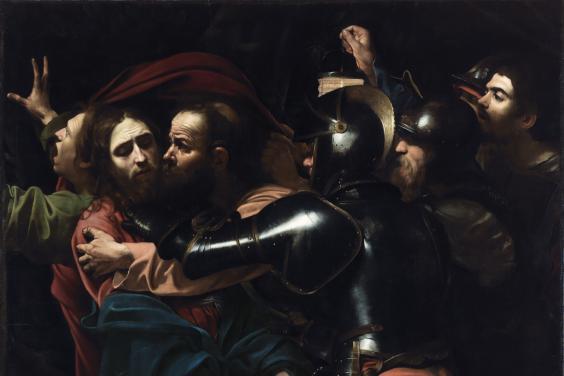Michelangelo Merisi da Caravaggio (1571-1610), 'The Taking of Christ', 1602. © National Gallery of Ireland