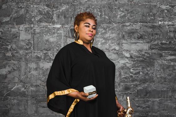 Chidi Muojeke - mother and asylum seeker. Photographed by Gavin Leane.