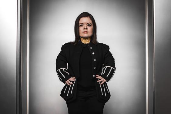 Sinéad Burke - academic, writer and advocate. Photographed by Gavin Leane.