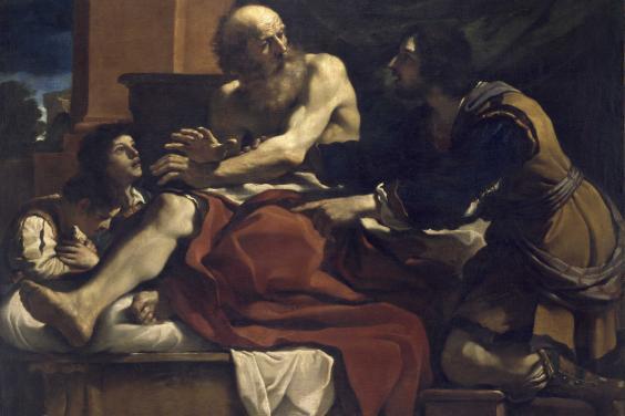 Guercino, Jacob Blessing the Sons of Joseph, c.1620