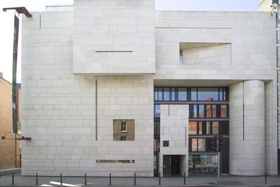 Facade of Millennium Wing entrance to National Gallery of Ireland